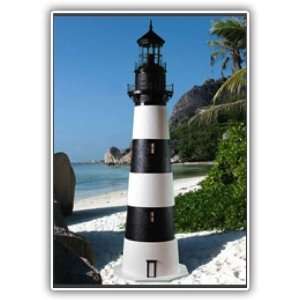  5 Foot Bodie Deluxe Stucco Lighthouse 
