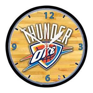  Oklahoma City Thunder Wall Clock: Sports & Outdoors