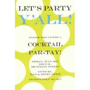 Party Yall, Custom Personalized Adult Parties Invitation, by Inviting 