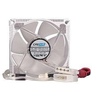    3x3 Inch (80mm) Aluminum Case Fan with Red LEDs: Electronics