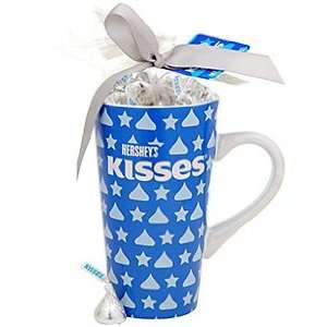 Stars Mug Filled with KISSES Chocolates  Grocery & Gourmet 