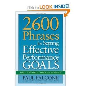 Phrases for Setting Effective Performance Goals Ready to Use Phrases 