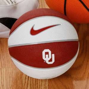  Nike Oklahoma Sooners Crimson Cream 8 Mini Basketball 