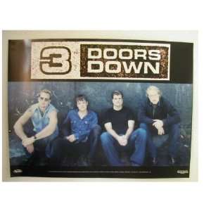  Three Doors Down Poster Band Shot 18 by 24 3: Home 
