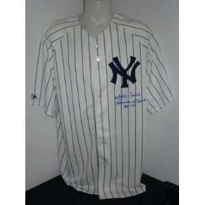 Whitey Ford Autographed Uniform   Chairman of Board HOF   Autographed 