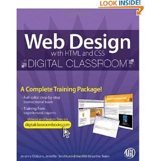 Web Design with HTML and CSS Digital Classroom, (Book and Video 