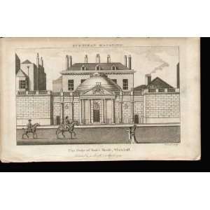  1789 Duke Of Yorks House Whithall London