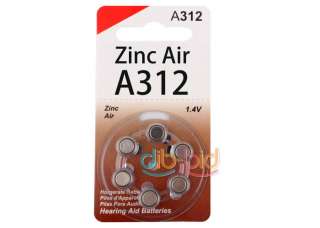 PCS Size 312 A312 Hearing Aid Batteries PR41 312A  