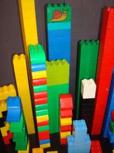 LOT OF 443 LEGO DUPLO BLOCKS PARTS PEOPLE & MORE  