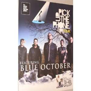  Blue October Poster   Concert Tour Flyer: Home & Kitchen