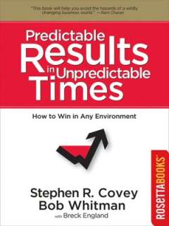 Predictable Results in Stephen R. Covey