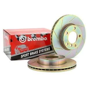 Brembo 35430 Front Crossed Drilled Rotor: Automotive