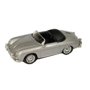  HO Die Cast Porsche 356B Speedster, Silver: Toys & Games