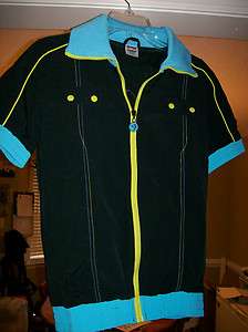 NEW Zumba fitness jacket/ top (short sleeve) SIZE M (BLACK) & SIZE XXL 