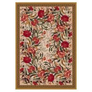   Barrington Court Curry Floral 3.10 X 5.4 OVAL Area Rug