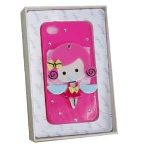 Fantasy Product Iphone 4/4s Case 3D design angel with mirror Rose Red