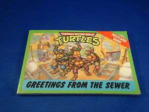 NEW! TMNT Teenage Mutant Ninja Turtles 24 POSTCARD BOOK  