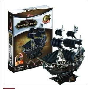  Shipping Free  pirates of the Caribbean!!!3d DIY Paper Model 