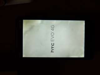 HTC EVO 4G   Black (Sprint) with box AS IS ROOTED CLEAN ESN Free WIFI 