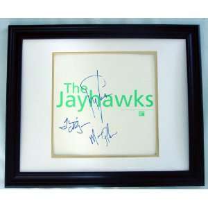    THE JAYHAWKS Autographed Framed Signed LP Flat: Everything Else