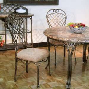  Allegra Upholstered Metal Side Chair