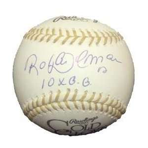  Signed Roberto Alomar Gold Glove Baseball TriStar COA 