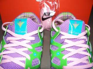 Womens Nike Free Run+ 2 DB Doernbecher 6.5 Purple Blue Green Pink 