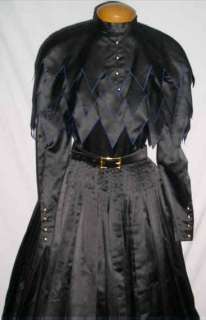 Gorgeous CHANEL Black Silk Evening Gown b  35.5  