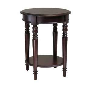   Table with Carved Legs Cappuccino   winsome wood 40120: Home & Kitchen