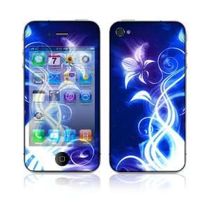  Apple iPhone 4 Decal Skin   Electric Flower Everything 