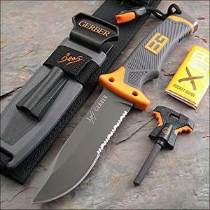 Gerber Bear Grylls Ultimate Fixed Blade Full Tang Survival Knife Brand 