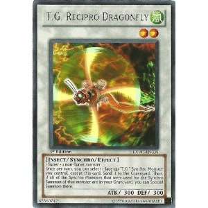   Recipro Dragonfly   Yugioh Extreme Victory Rare Toys & Games