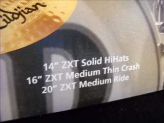Zildjian ZXT PRO4 Set Cymbal Set Pack  