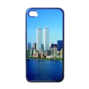 World Trade Center Towers Black Case for iphone 4  