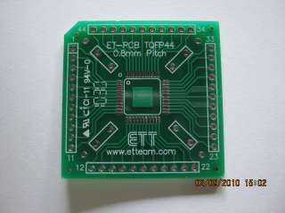 TQFP 44 TQFP44 Adapter 0.8mm SMD PCB convert DIP 44  