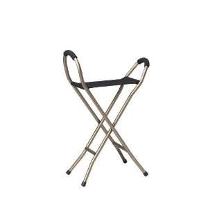  Deluxe Folding Aluminum Cane with Sling Style Seat 