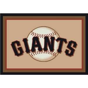  MLB Team Spirt Rug   San Francisco Giants: Sports 