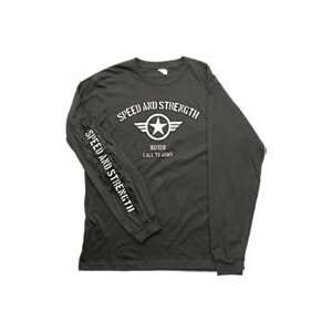  SPEED & STRENGTH CALL TO ARMS LONGSLEEVE T SHIRT (X LARGE 