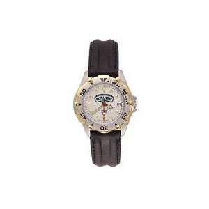   Spurs NBA All Star Ladies Leather Strap Watch: Logoart: Jewelry