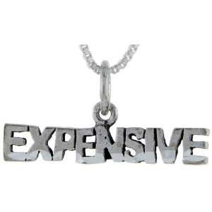 925 Sterling Silver Expensive Talking Pendant (w/ 18 Silver Chain), 1 