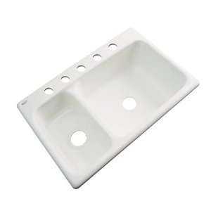   Double Basin Acrylic Topmount Kitchen Sink 52503