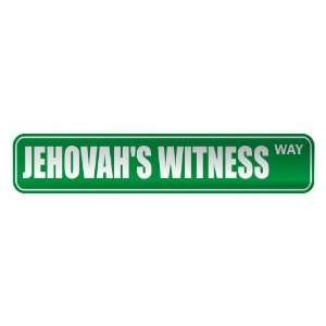   JEHOVAHS WITNESS WAY  STREET SIGN RELIGION Everything 