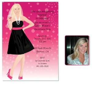  2012 B Little Black Dress Pink Bachelorette Party 