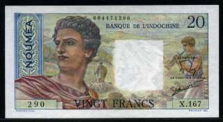 New Caledonia 1963, 20 Francs, P50c, UNC  