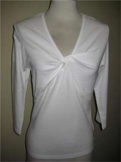 LS Womens Knit Top Shirt Clubwear V Neck S M L XL T  