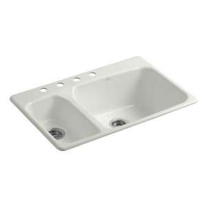 Kohler K 5924 4 NY Lakefield Self Rimming Kitchen Sink with Four Hole 