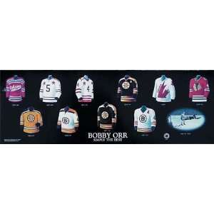  Bobby Orr 5X15 Plaque   Heritage Jersey Print: Sports 
