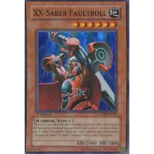  Yugioh ANPR EN035 XX Saber Faultroll Super Rare Card: Toys 