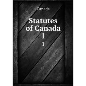Statutes of Canada Canada  Books