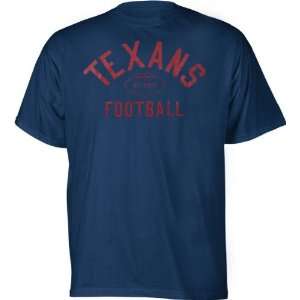  Houston Texans Navy Authentic Issue T Shirt: Sports 